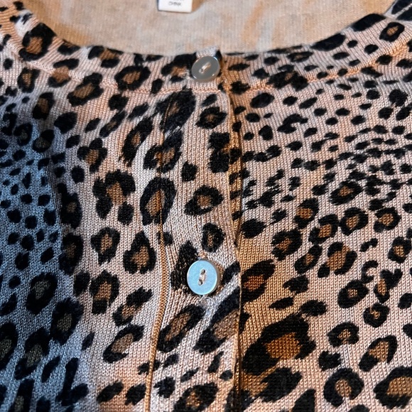 Time and Tru leopard print cardigan - Picture 3 of 3